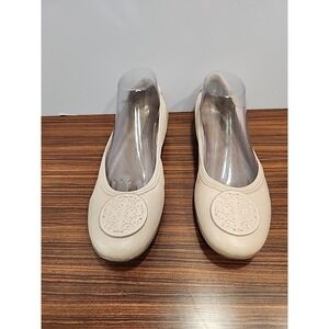 COLLECTION BY CLARKS Womens Blush Pink Leather Flat Gracelin Shoes size 9 M